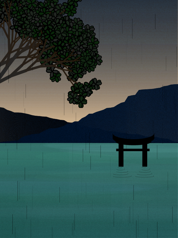 Foggy morning in a village near Tokyo #6 static token preview