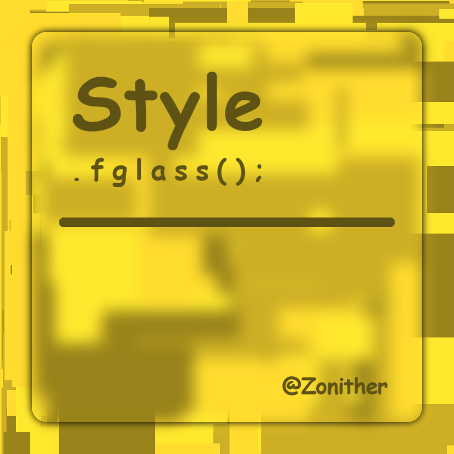 Style.fglass(); #1 static token preview