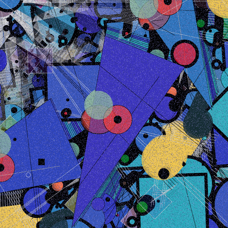 Kandinsky's mind #5 static token preview