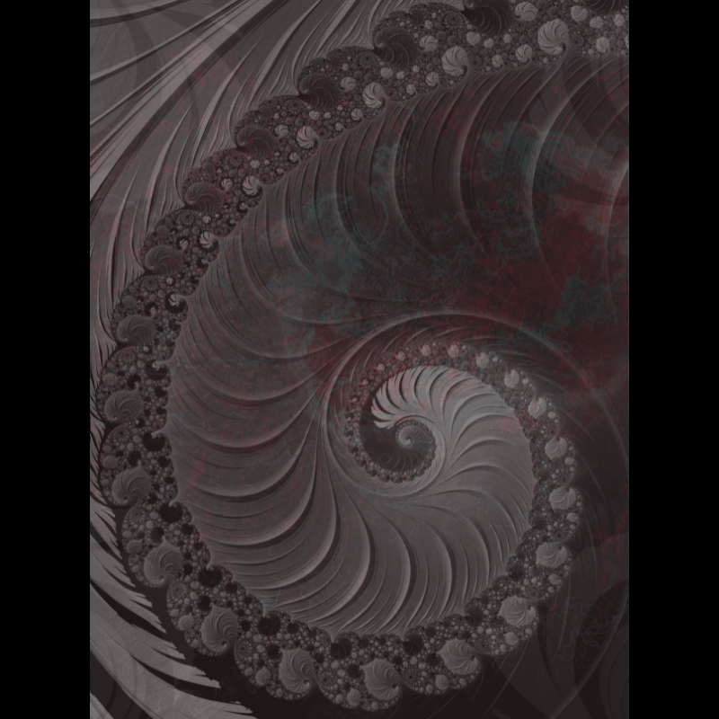 monochrome nebular fractal #13 static token preview