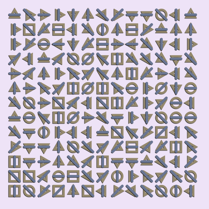Geometric abstraction #13 static token preview