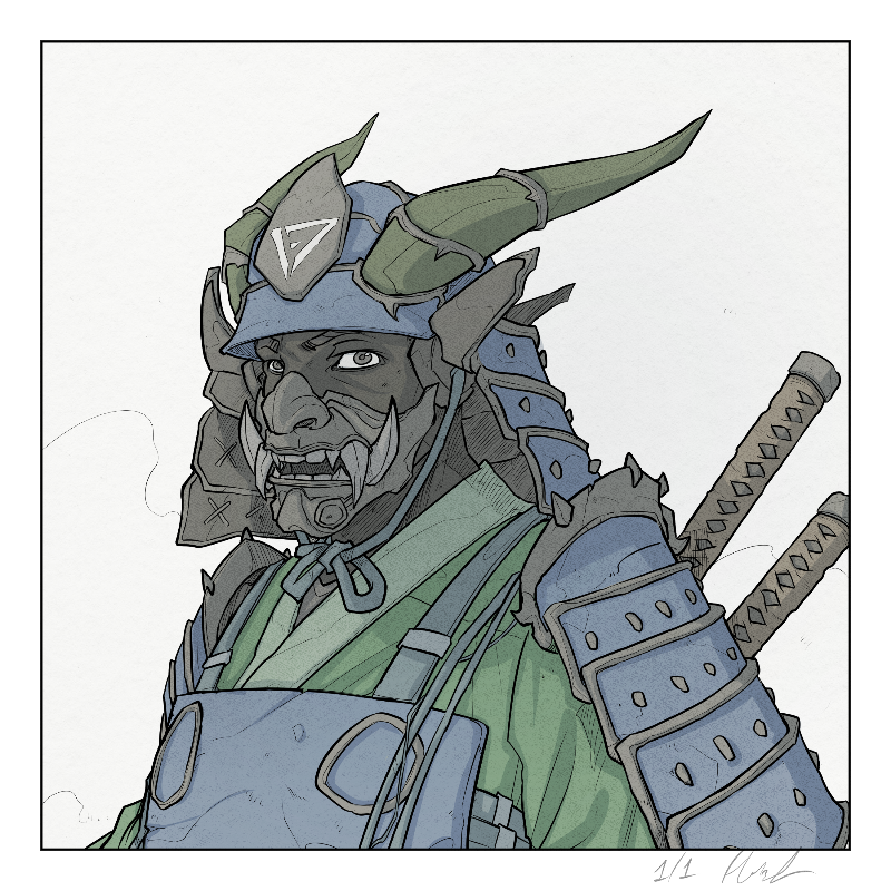 侍 (SAMURAI) #49 static token preview