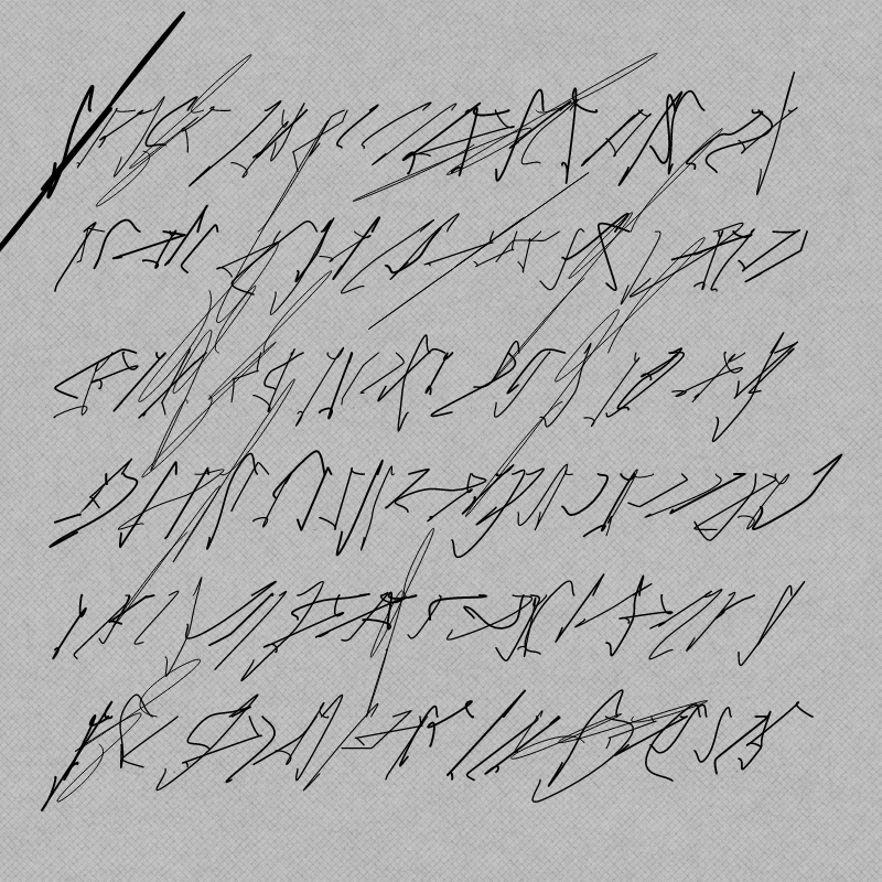 asemic #34 static token preview