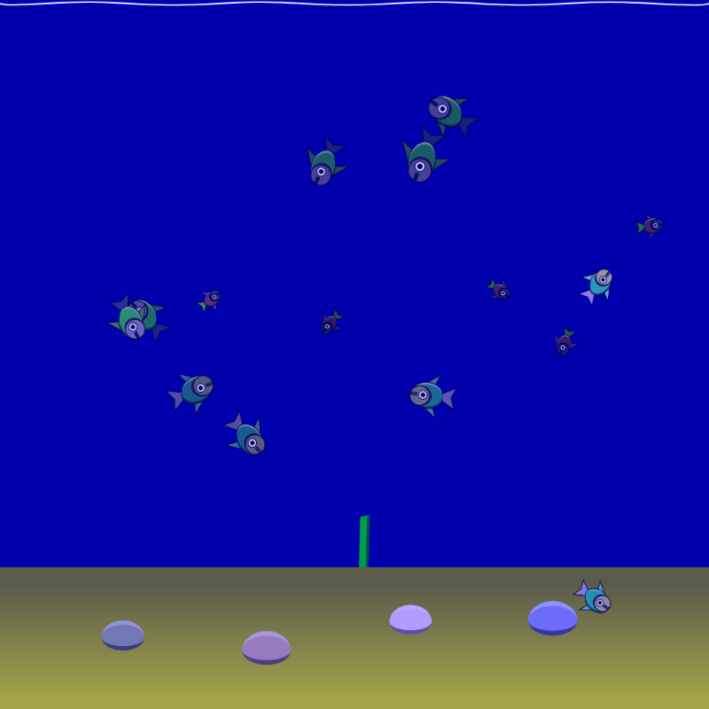 Underwater Schooling #22 static token preview