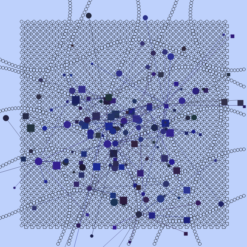 abstract with circles and squares #3 static token preview