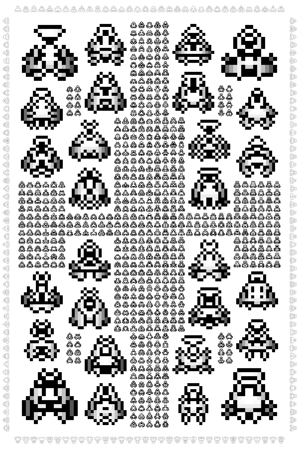 Pixel Spaceships #2 static token preview