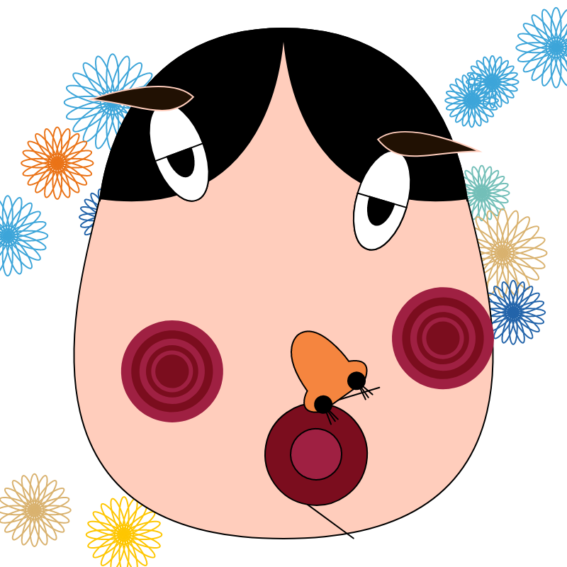 Fukuwarai (福笑い) #3 static token preview