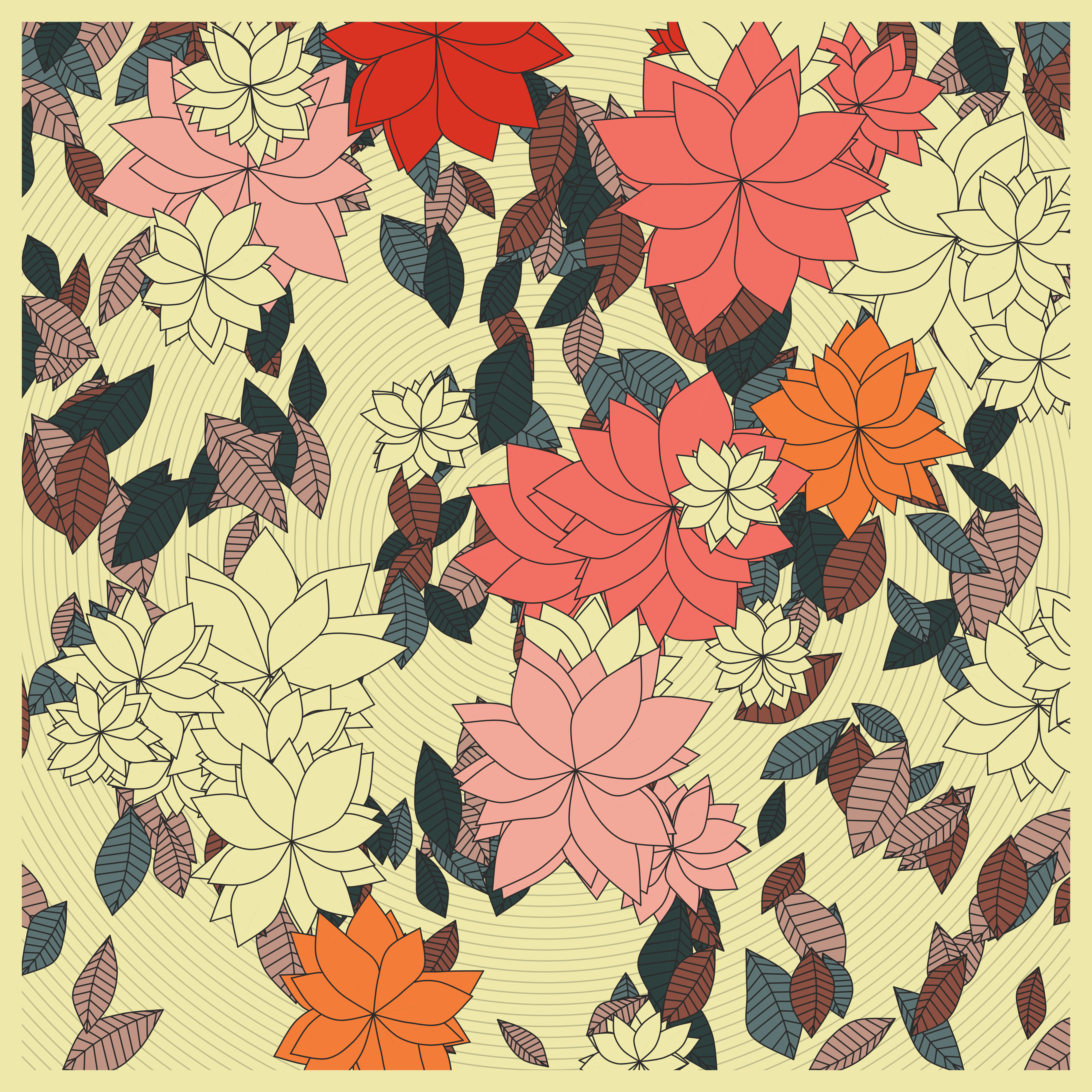 Fleurs dans le vent #7 static token preview