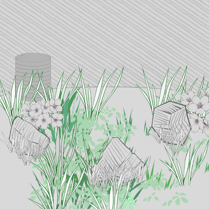 Wild Grass and Rubble #60 static token preview