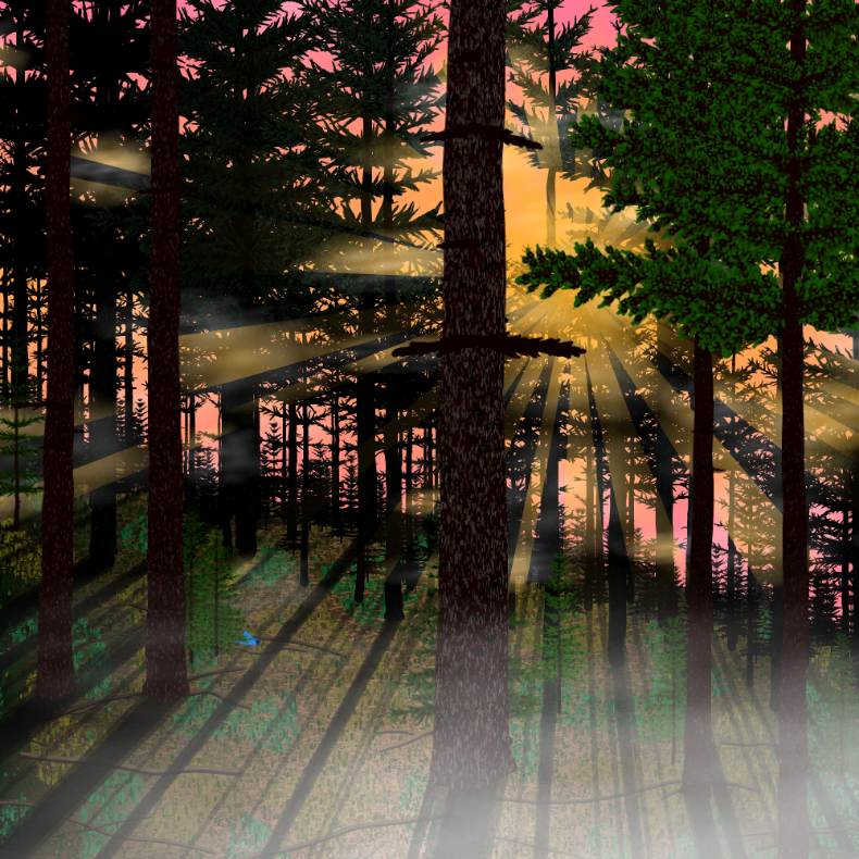 Forest Sunrise #14 static token preview