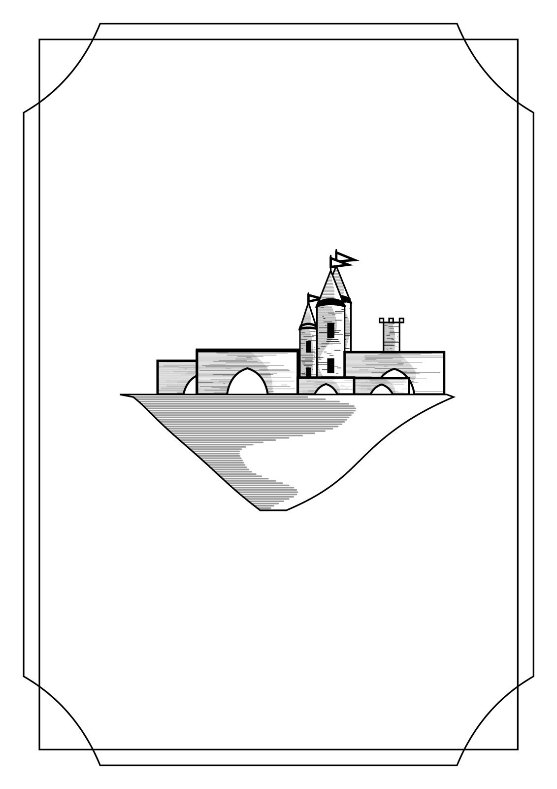 Minimalist Castle #21 static token preview
