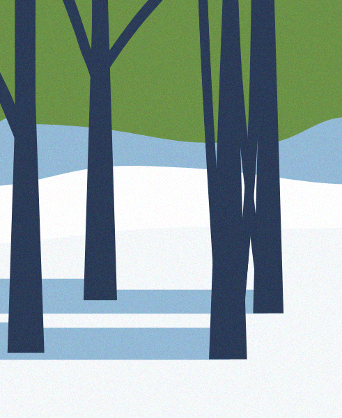 Minimal Snow Landscape #96 static token preview