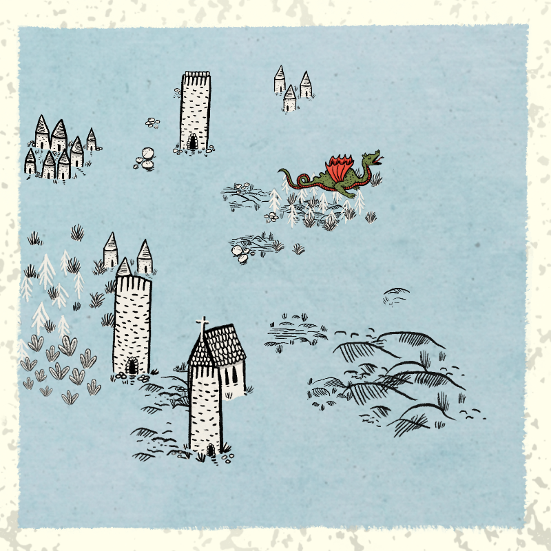 Medieval Village #8 static token preview