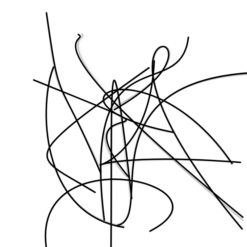 Frenetic Bezier Curves #12 static token preview