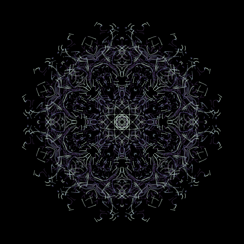 the thread in the pattern #14 static token preview