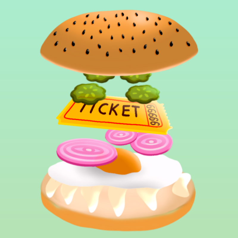 Burger #5 static token preview