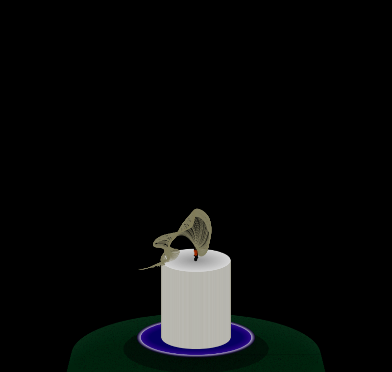 Candle in the Light Breeze #7 static token preview