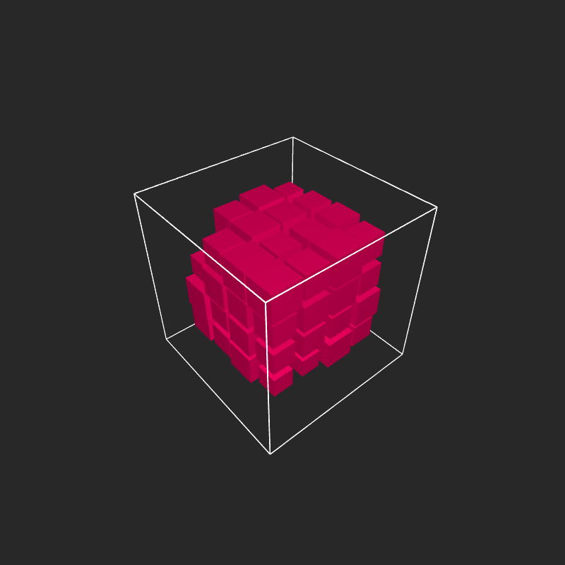 Transparent cube #001 #3 static token preview
