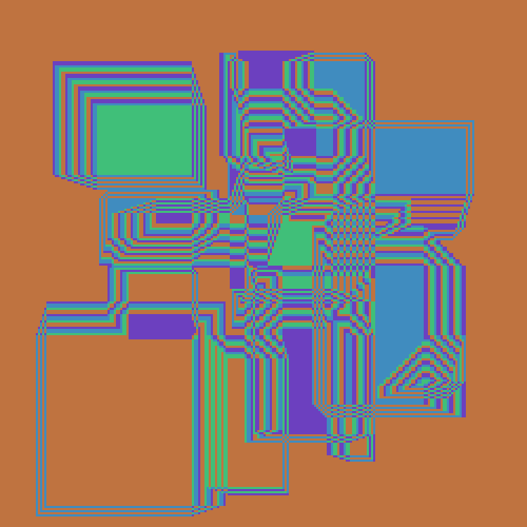 Superimposed Rectangles #20 static token preview