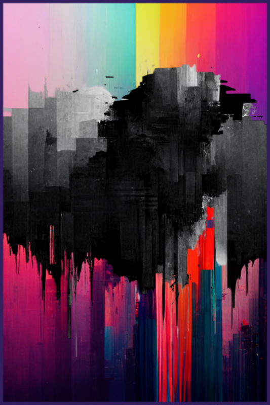 Glitched #17 static token preview