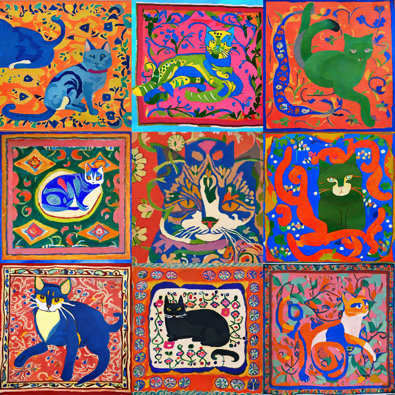 99 Patchworks of 9 Lives #15 static token preview