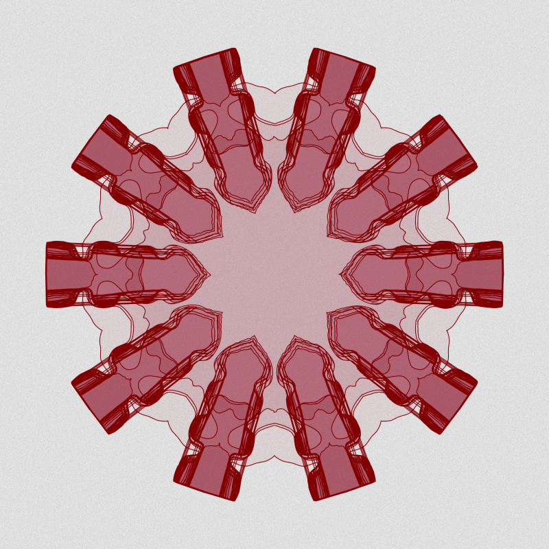 Handdrawn Kaleido #15 static token preview
