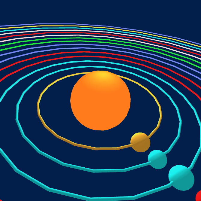 Generative solar system #6 static token preview
