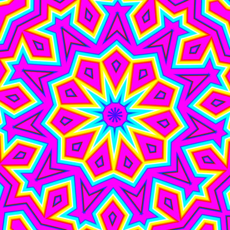 Psilocybin vision #3 - #fxhashturnsone #5 static token preview