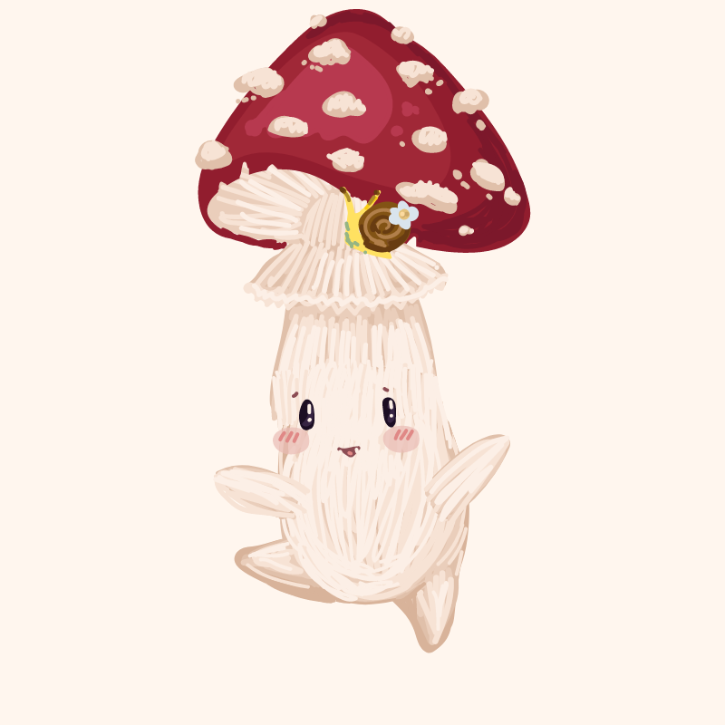 Cute Mushrooms Forest Guys #96 static token preview