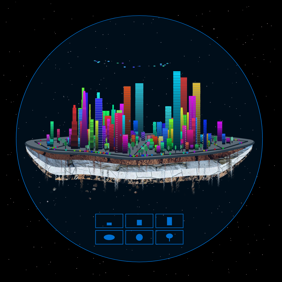 Fluidynamix - Cities #8 static token preview