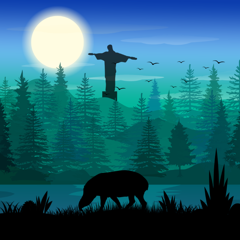 We Care...Brazilian tapir #6 static token preview