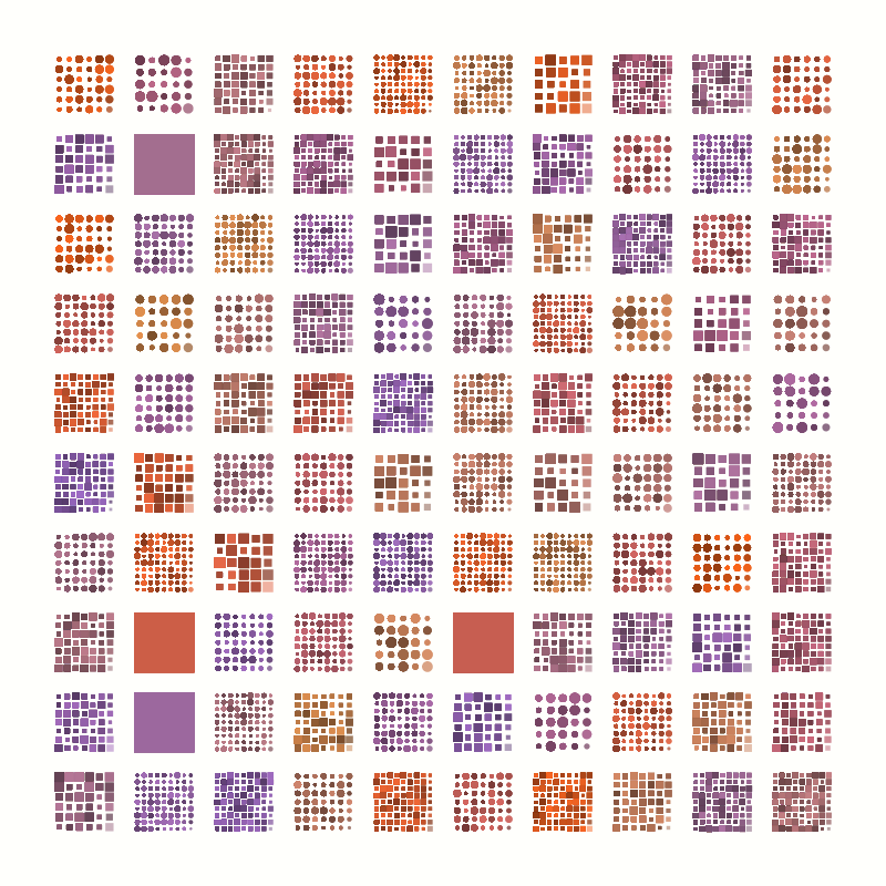Pastel Grid #7 static token preview