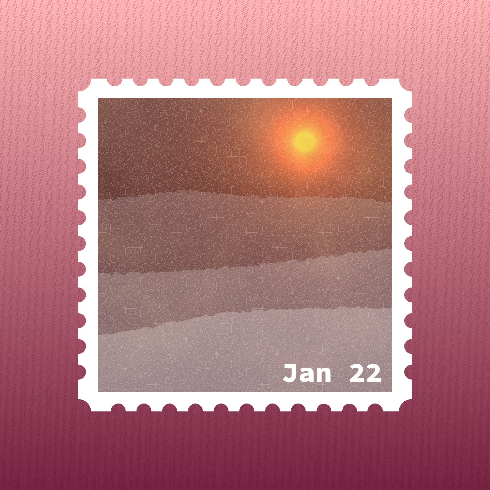 January 2022 stamp #18 static token preview