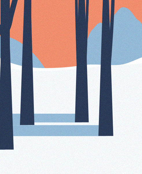 Minimal Snow Landscape #2 static token preview