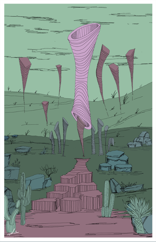 Skyward Garden #zentangle_world #19 static token preview