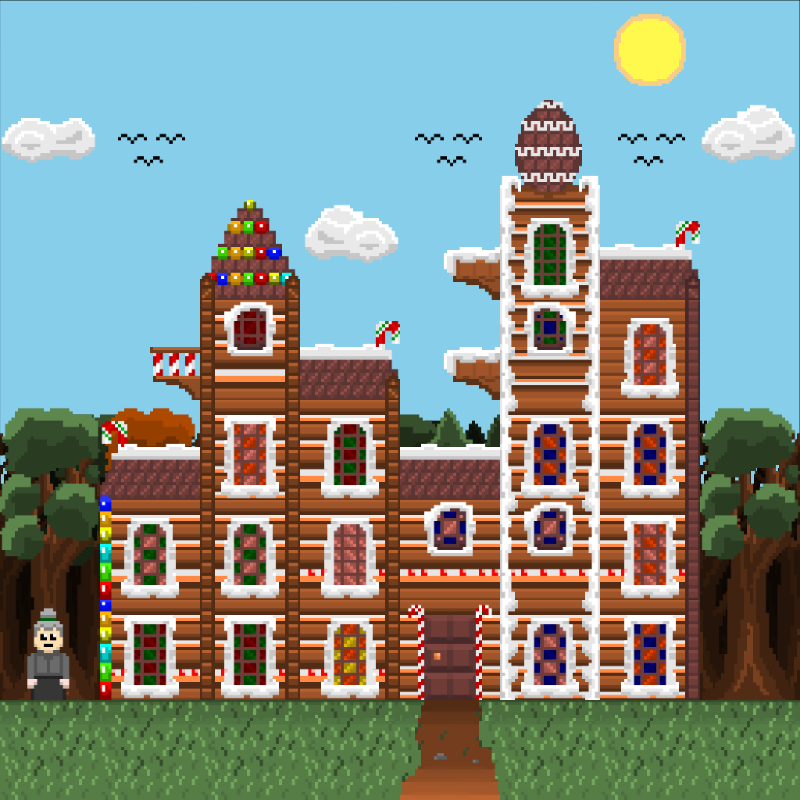2D Mansion Candy House #4 static token preview