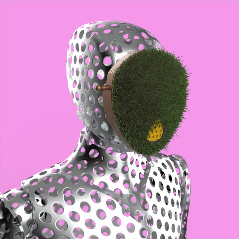 FXHASH ROBO AVATAR collection 1st sale #14 static token preview