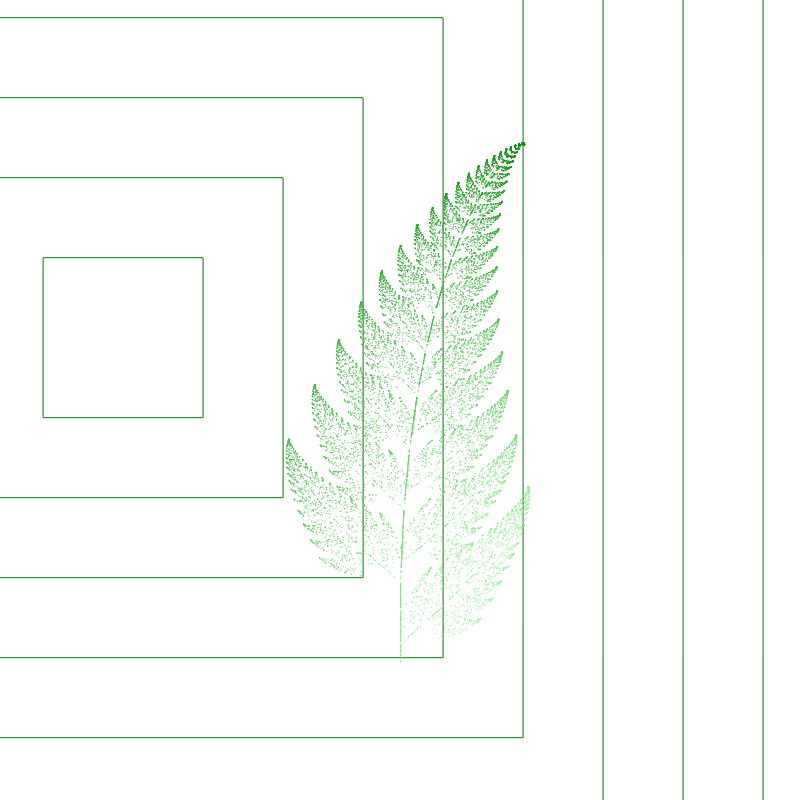 Fractal Leaves #18 static token preview