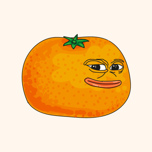 Pepe generative vegetables faces. #10 static token preview