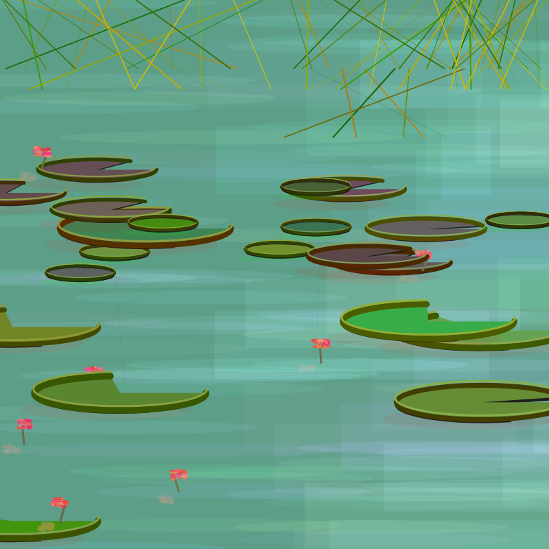 Water Lilies #1 static token preview
