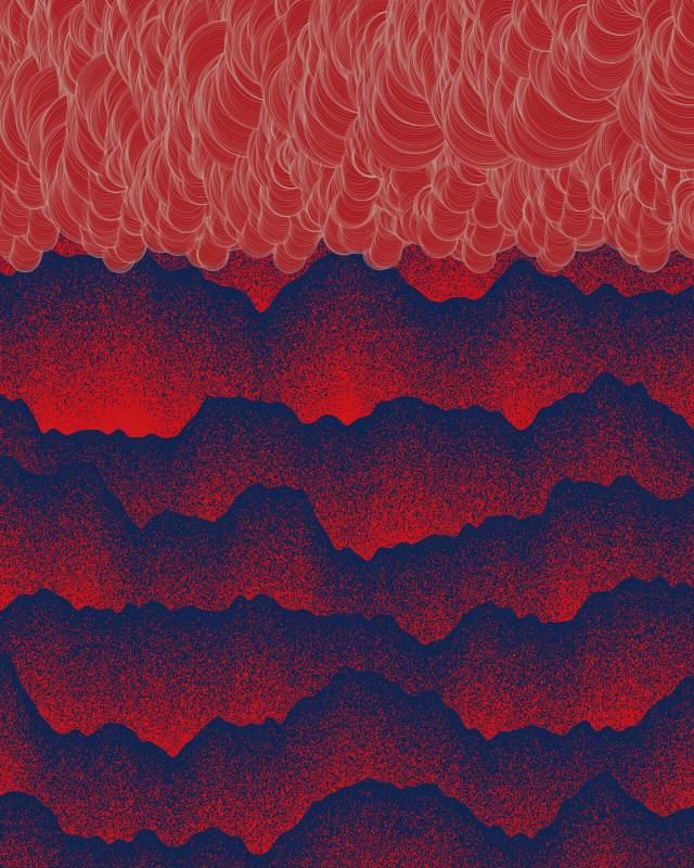 Clouds over the Mountains #4 static token preview