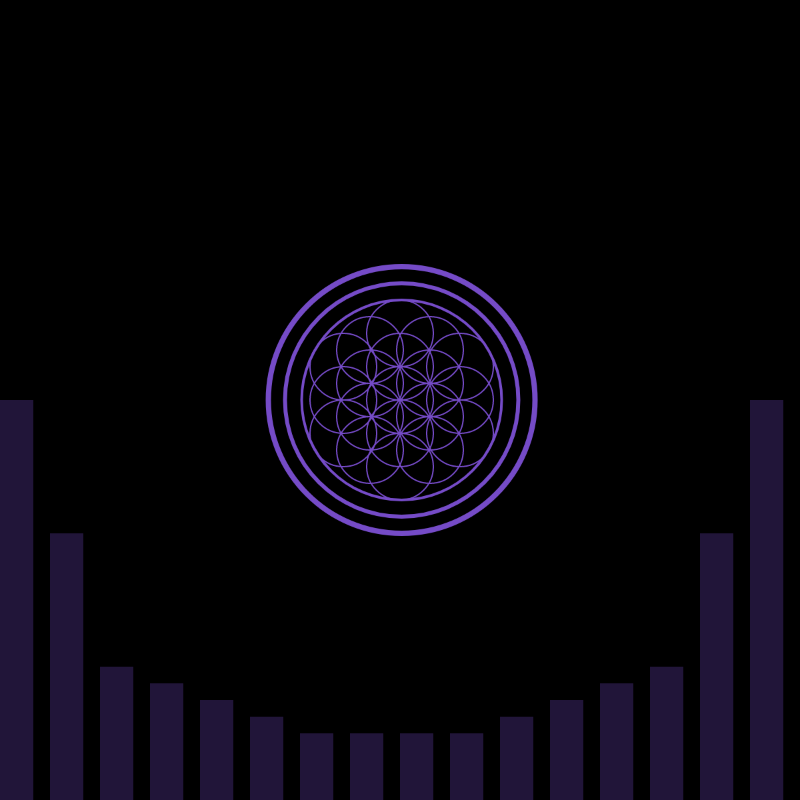 Audio Reactive Flower Of Life #3 static token preview