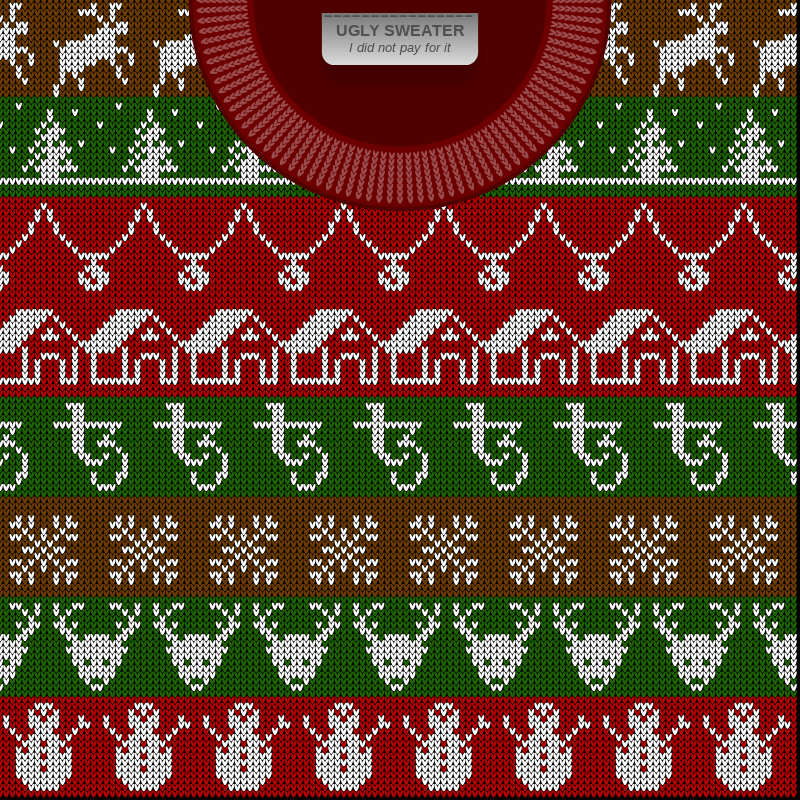 Ugly Sweaters #7 static token preview