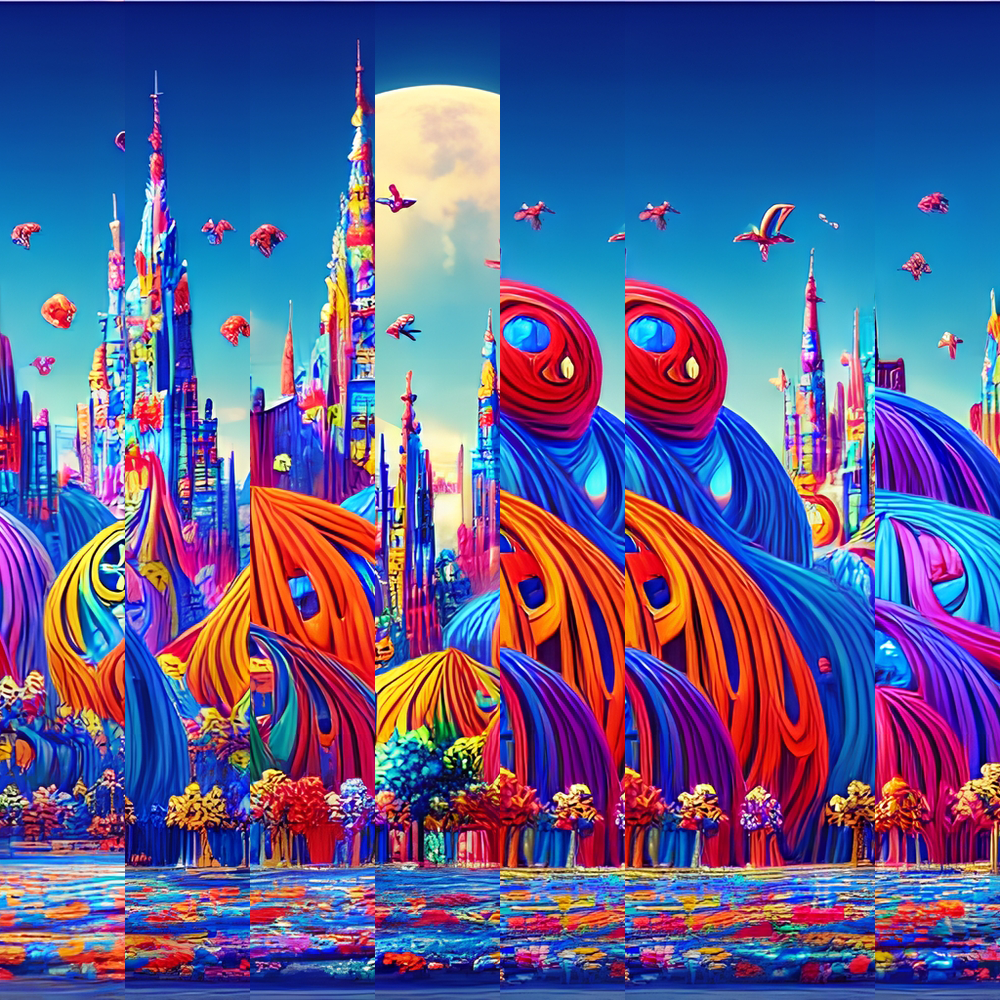 AI Psychedelic Candy #10 static token preview