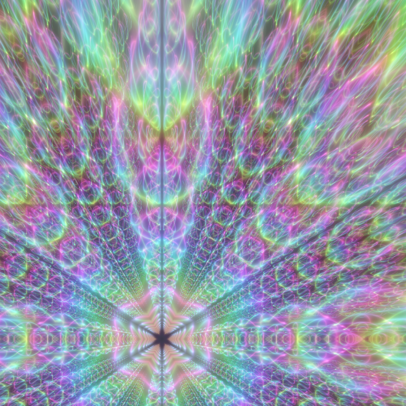 Fluorescent Hexagram #13 static token preview