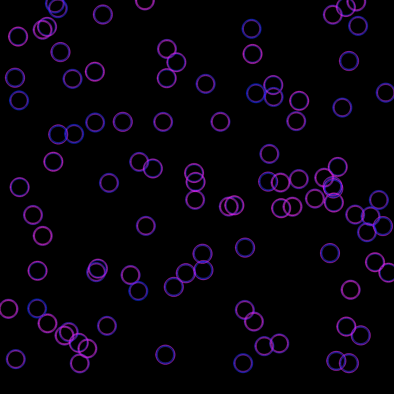 Bouncing circles #5 static token preview