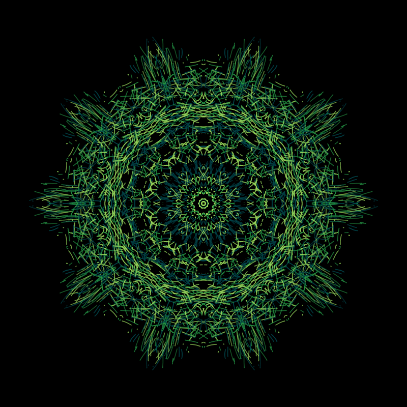 the thread in the pattern #121 static token preview