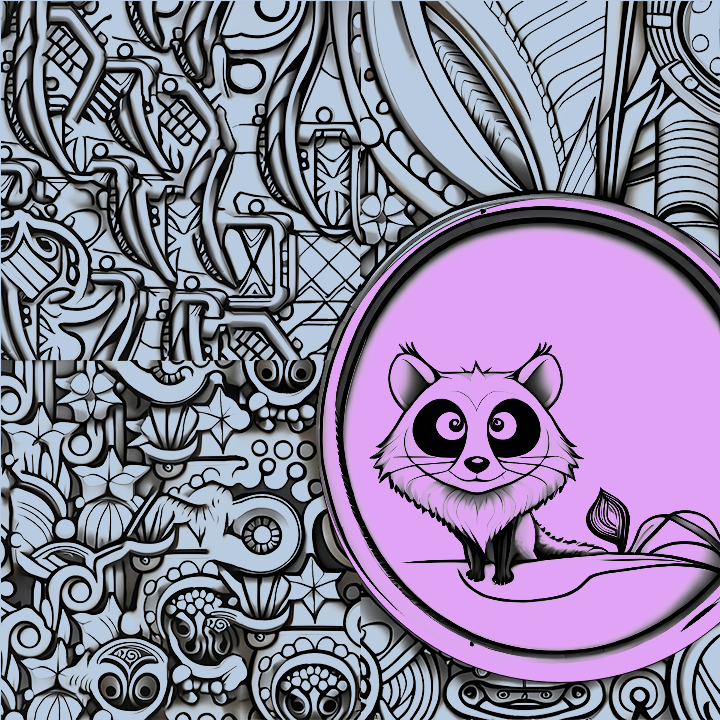 Playful weasel #7 static token preview