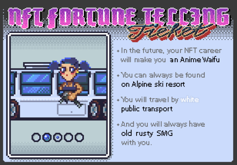 NFT FORTUNE TELLING #4 static token preview