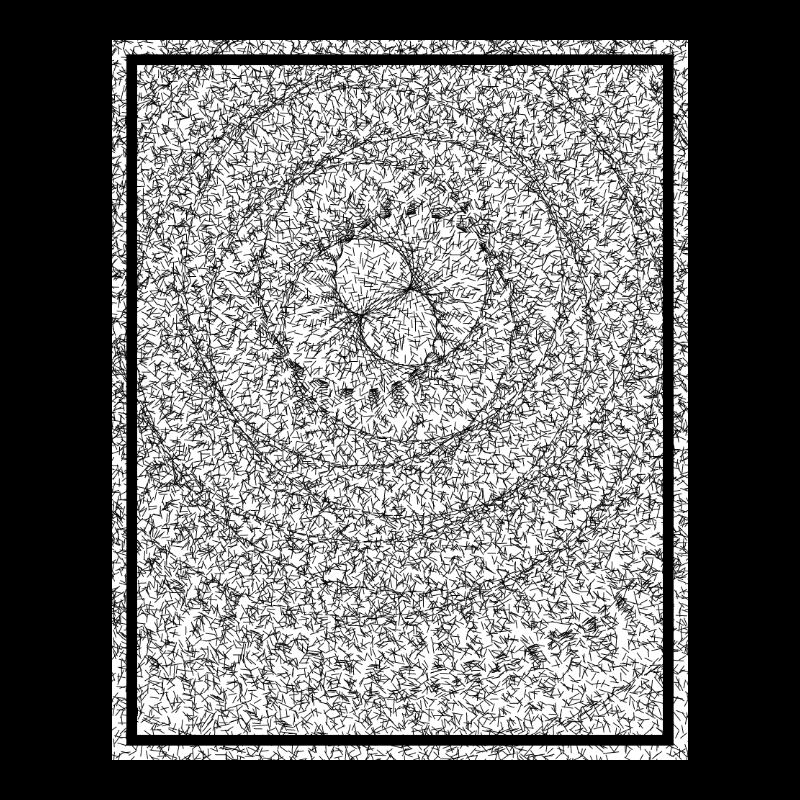 bnw plotter mandalas gone crazy #17 static token preview